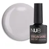 NUB VIRGIN SHINE Base Основа камуфлююча каучукова з шимером під гель-лак 8мл №02 Ash Shine - 1