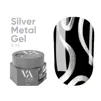 VALERI Metal Gel Paint Гель-фарба металізована 5 мл Silver - 1
