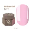 VALERI Builder Gel Гель для нарощування 15 мл №011 Ніжно-рожевий - 1