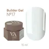 VALERI Builder Gel Гель для нарощування з шимером 15 мл №017 Білий з шимером  - 1