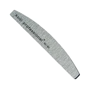 Пилка для нігтів 80/80 грит (півмісяць) KODI Professional