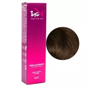 4 каштановий натуральний Крем-фарба для волосся стійка, 100 мл Colouring Cream ING