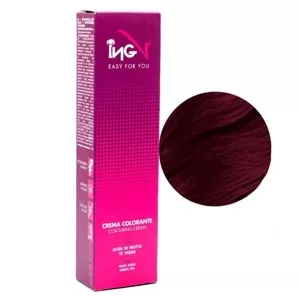 4/62 каштановий червоно-фіолетовий Крем-фарба для волосся стійка, 100 мл Colouring Cream ING
