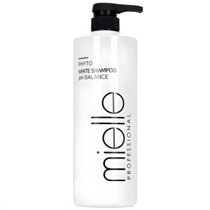 Шампунь щоденний з РН-контролем для чутливої шкіри голови, 1000 мл PH Balance White Shampoo Phyto MIELLE Professional