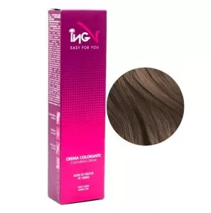 8/01 світлий блондин натурально-попелястий Крем-фарба для волосся стійка, 100 мл Colouring Cream ING