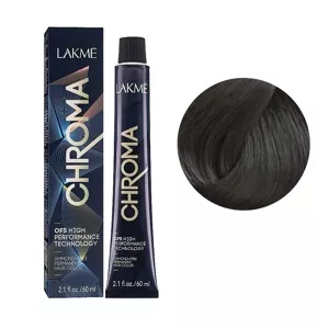 4/00 Крем-фарба для волосся перманентна без аміаку, 60мл Ammonia Free Permanent color CHROMA LAKME