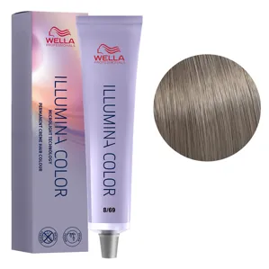 8/69 світлий блондин фіолетово-перлинний Стійка крем-фарба для волосся, 60 мл ILLUMINA COLOR Wella Professionals