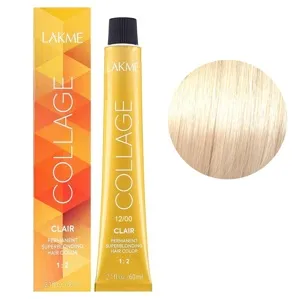 12/00 Суперосвітлюючий світло-білявий натуральний Крем-фарба для волосся стійка, 60 мл Permanent Hair Color COLLAGE LAКME