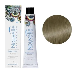 8/9 світлий блонд Orange Killer Фарба для волосся перманентна, 100мл Permanent Hair Color Nouvelle