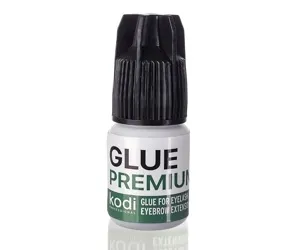 Клей для вій та брів Premium Black (час фіксації: 0,5 сек), 3 г KODI Professional 