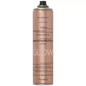 Сухий термозахисний спрей для випрямлення волосся 300 мл. SMOOTH and PROTECT SPRAY HD Life Style  FARMAVITA 