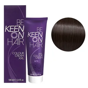 4/71 коричневий каштаново-попелястий Стійка крем-фарба для волосся, 100 мл Colour Cream XXL KEEN