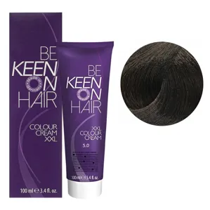 5/0 світло-коричневий натуральний Стійка крем-фарба для волосся, 100 мл Colour Cream XXL KEEN