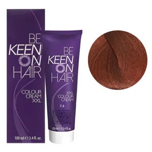 7/4 блондин мідний Стійка крем-фарба для волосся, 100 мл Colour Cream XXL KEEN