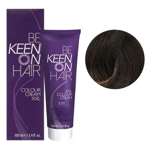 7/77 блондин каштановий інтенсивний Стійка крем-фарба для волосся, 100 мл Colour Cream XXL KEEN