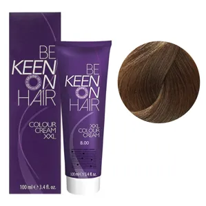 8/00 світлий блондин натуральний інтенсивний Стійка крем-фарба для волосся, 100 мл Colour Cream XXL KEEN