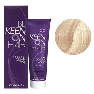 12/16 спеціальний блондин попелясто-фіолетовий Стійка крем-фарба для волосся, 100 мл Colour Cream XXL KEEN