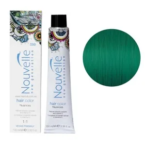 099 (011) смарагдовий Фарба для волосся перманентна, 100мл Permanent Hair Color Nouvelle