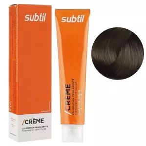 5/3 світлий шатен золотистий Стійка фарба 60 мл CREME Permanent Hair Color Subtil  