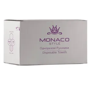 Рушники 40*70 см зі спанлейсу складені (ГЛАДКІ), 100 шт Monaco Style