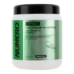 Маска для надання об`єму з екстрактом асаї, 1000 мл Volumising Mask with Acai Volume Numero BRELIL Professional