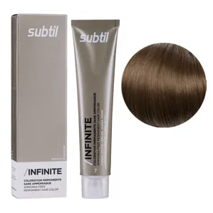 7 блондин Безаміачна стійка крем-фарба для волосся, 60 мл Permanent Hair Color INFINITE SUBTIL