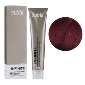 6/66 темний блондин інтенсивний червоний Безаміачна стійка крем-фарба для волосся, 60 мл Permanent Hair Color INFINITE SUBTIL