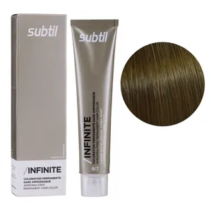 6/7 темний блондин коричневий Безаміачна стійка крем-фарба для волосся, 60 мл Permanent Hair Color INFINITE SUBTIL
