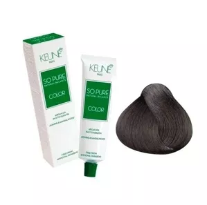 6/1 Темний блондин попелястий Фарба для волосся перманентна без аміаку, 60 мл SO PURE Color KEUNE