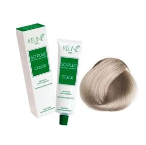10/01 Платиновий блондин попелястий натуральний Фарба для волосся перманентна без аміаку, 60 мл SO PURE Color KEUNE