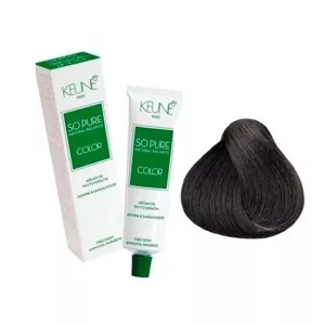 5/11 Світло-коричневий попелястий інтенсивний  Фарба для волосся перманентна без аміаку, 60 мл SO PURE Color KEUNE