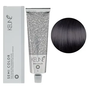 1 Чорний натуральний Фарба для тонування волосся без аміаку,  60 мл Demi-Permanent Color SЕМІ COLOR KEUNE