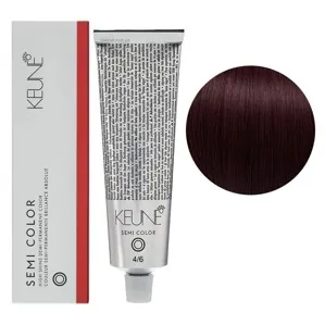 4/6 Середньо-коричневий червоний Фарба для тонування волосся без аміаку,  60 мл Demi-Permanent Color SЕМІ COLOR KEUNE