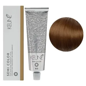 6/3 Темний блондин золотистий Фарба для тонування волосся без аміаку,  60 мл Demi-Permanent Color SЕМІ COLOR KEUNE