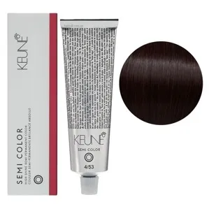 4/53 Середньо-коричневий махагоново-золотистий Фарба для тонування волосся без аміаку,  60 мл Demi-Permanent Color SЕМІ COLOR KEUNE