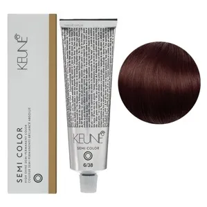 6/38 Темний блондин золотисто-мока Фарба для тонування волосся без аміаку,  60 мл Demi-Permanent Color SЕМІ COLOR KEUNE