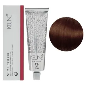 6/53 Темний блондин махагоново-золотистий Фарба для тонування волосся без аміаку,  60 мл Demi-Permanent Color SЕМІ COLOR KEUNE