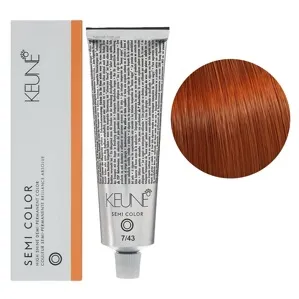 7/43 Середній блондин мідно-золотистий Фарба для тонування волосся без аміаку,  60 мл Demi-Permanent Color SЕМІ COLOR KEUNE