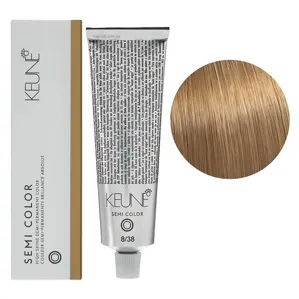 8/38 Світлий блондин золотисто-мока Фарба для тонування волосся без аміаку,  60 мл Demi-Permanent Color SЕМІ COLOR KEUNE