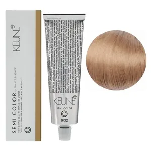 9/32 Дуже світлий блондин золотисто-перламутровий Фарба для тонування волосся без аміаку,  60 мл Demi-Permanent Color SЕМІ COLOR KEUNE