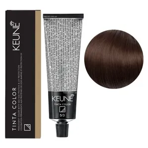 5/3 Світло-коричневий золотистий Фарба перманентна для волосся,  60 мл Permanent Color TINTA COLOR KEUNE