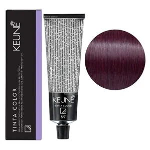 5/7 Світло-коричневий фіолетовий Фарба перманентна для волосся,  60 мл Permanent Color TINTA COLOR KEUNE