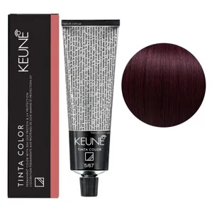 5/67 Світло-коричневий червоно-фіолетовий Фарба перманентна для волосся,  60 мл Permanent Color TINTA COLOR KEUNE