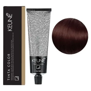6/38 Темний блондин золотистий мокко Фарба перманентна для волосся,  60 мл Permanent Color TINTA COLOR KEUNE