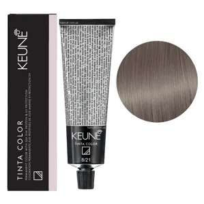 8/21 Світлий блондин перламутрово-попелястий Фарба перманентна для волосся,  60 мл Permanent Color TINTA COLOR KEUNE