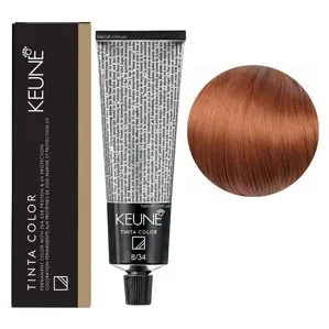 8/34 Світлий блондин золотисто-мідний Фарба перманентна для волосся,  60 мл Permanent Color TINTA COLOR KEUNE