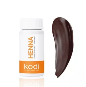 Хна для фарбування брів, колір: Темний шоколад (Dark Chocolate), 10 г KODI Professional 