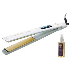 Плойка-випрамляч з турмаліновим покриттям + Арганова олія (ширина 25 мм, довжина 120 мм) DIGITAL ARGAN Elegance (GI0201) GA.MA Professional