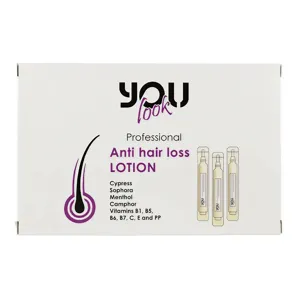 Лосьйон проти випадіння волосся та для стимуляції росту, 10*10 мл Anti hair loss LOTION You look Professional