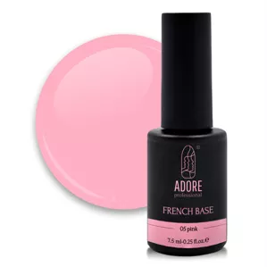 ADORE French Rubber Camouflage Base Камуфлююча база 7,5 мл №05 PINK